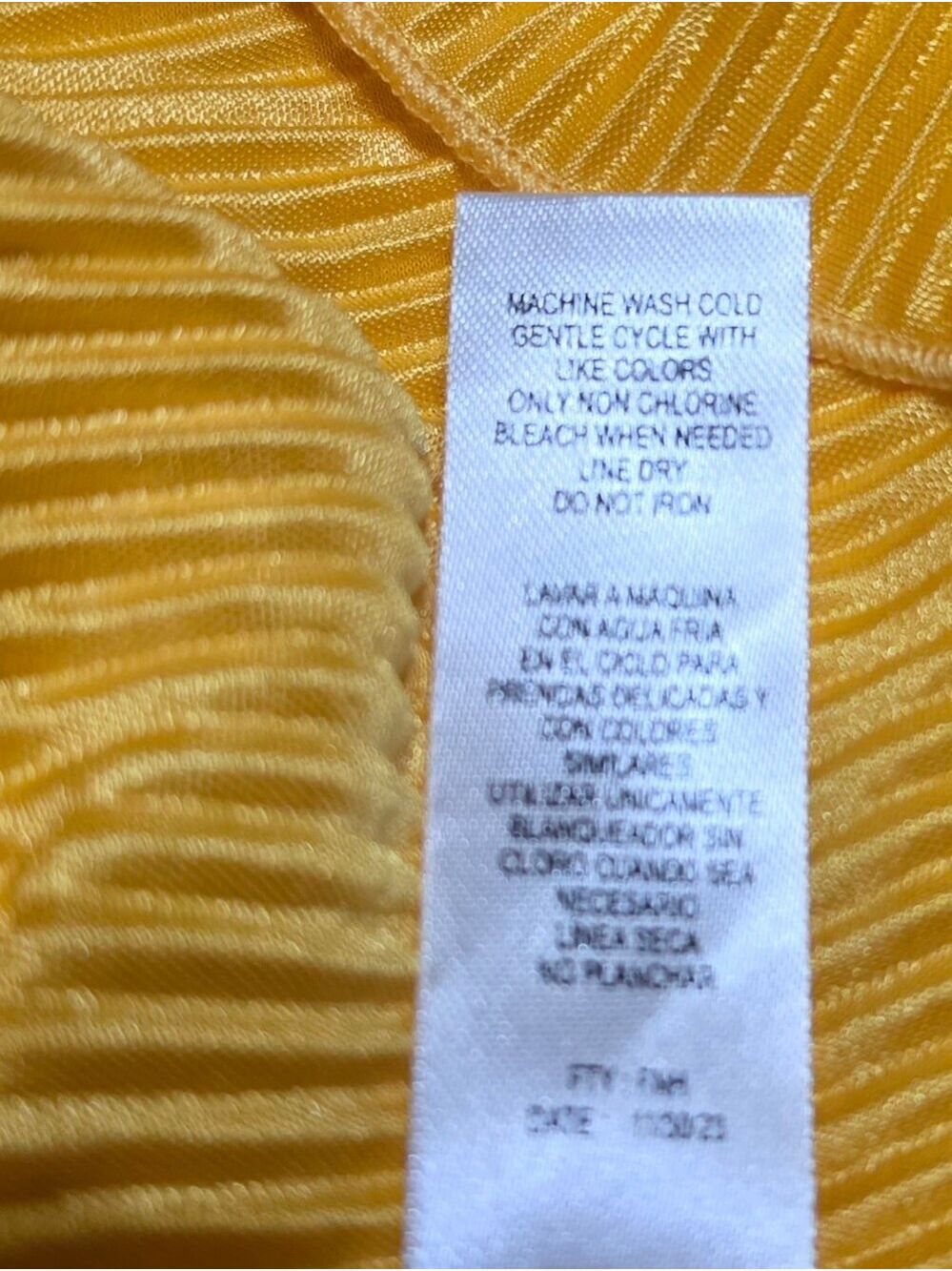 Jolie & Joy Girl's Yellow Outfit Size Medium Polyester NWT - Picture 7 of 8